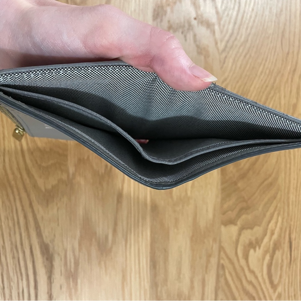 Fossil Logan Grey Leather Rfid-Blocking Mini Mult… - image 4